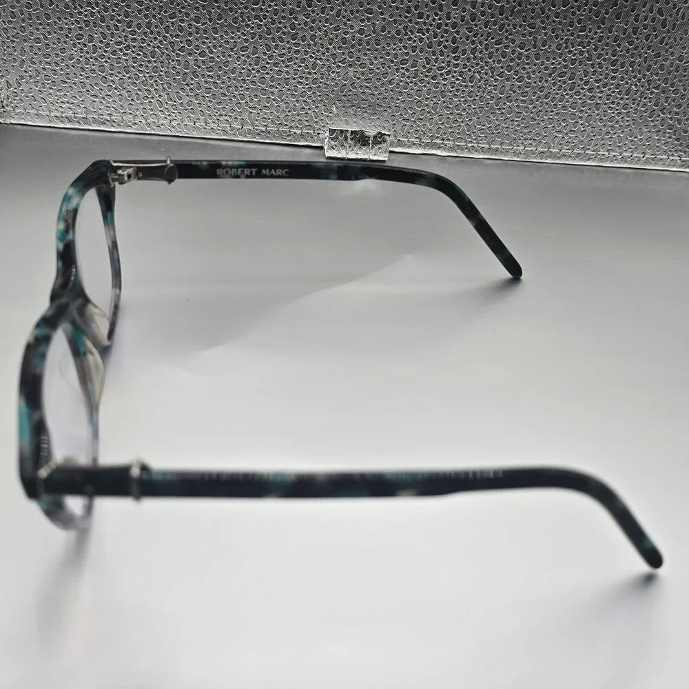 ROBERT MARC 899-378 Optical Tortoise Teal Authentic Cat Eye Glasses 50-16 France